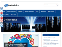 Tablet Screenshot of go4website.com